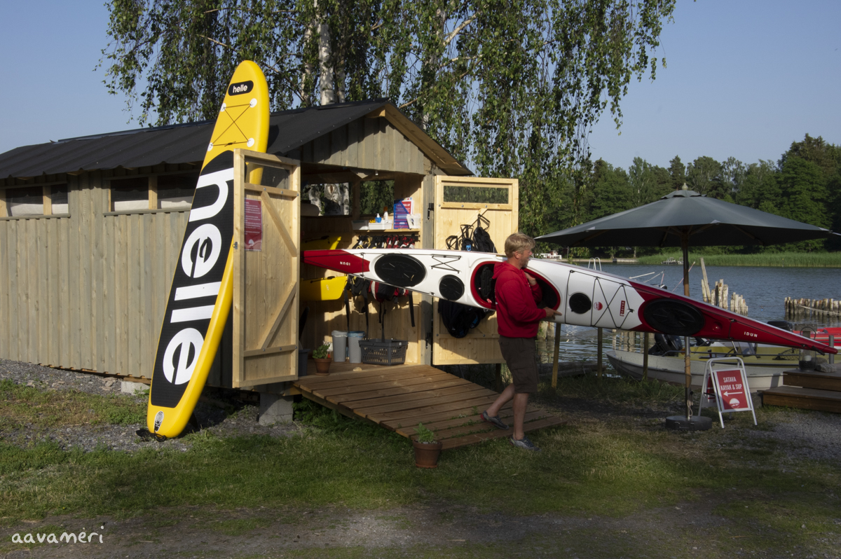 Sea kayak rental near Turku at Satava Kayak and SUP in the Finnish Archipelago