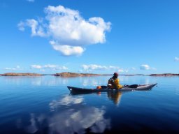 Self-guided kayaking in the Archipelago National Park, Finland